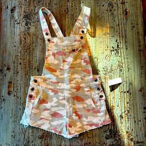 NWT Anthropologie Cut Off Overalls